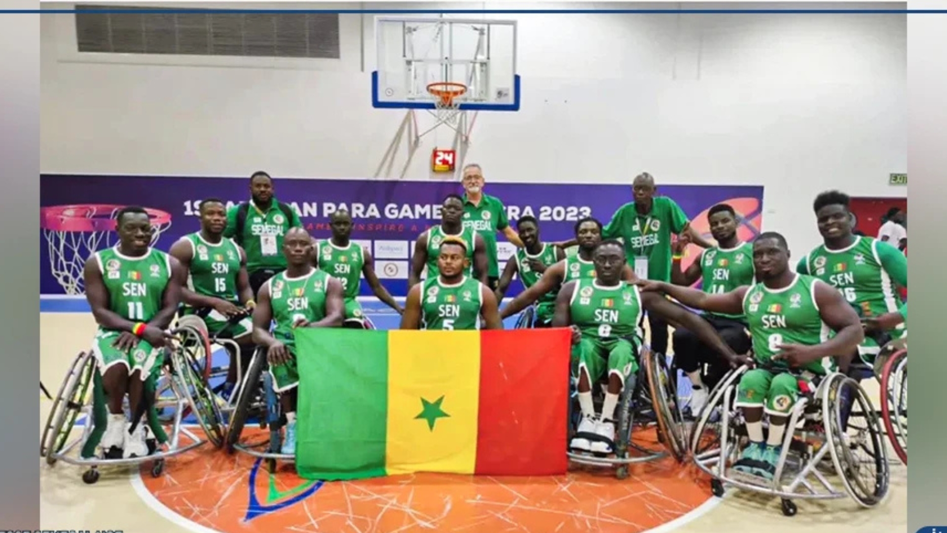 Basket fauteuil : le Sénégal décroche la médaille de bronze après sa victoire sur l’Algérie