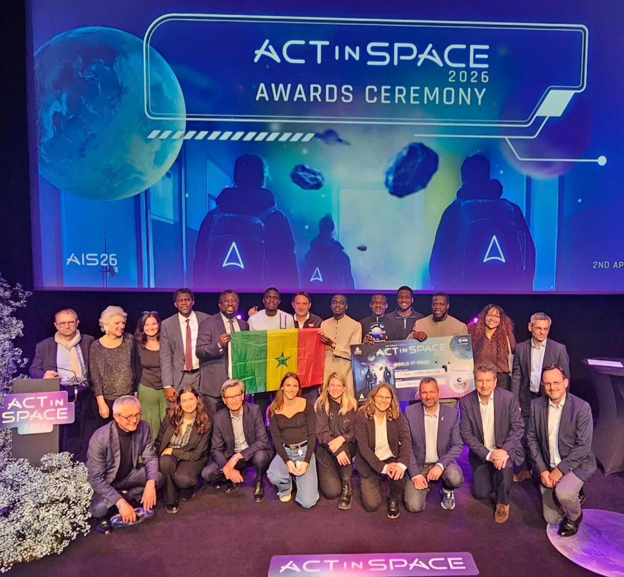 ActInSpace : le Sénégal entre dans l’histoire avec une victoire internationale inédite ActInSpace : le Sénégal entre dans l’histoire avec une victoire internationale inédite