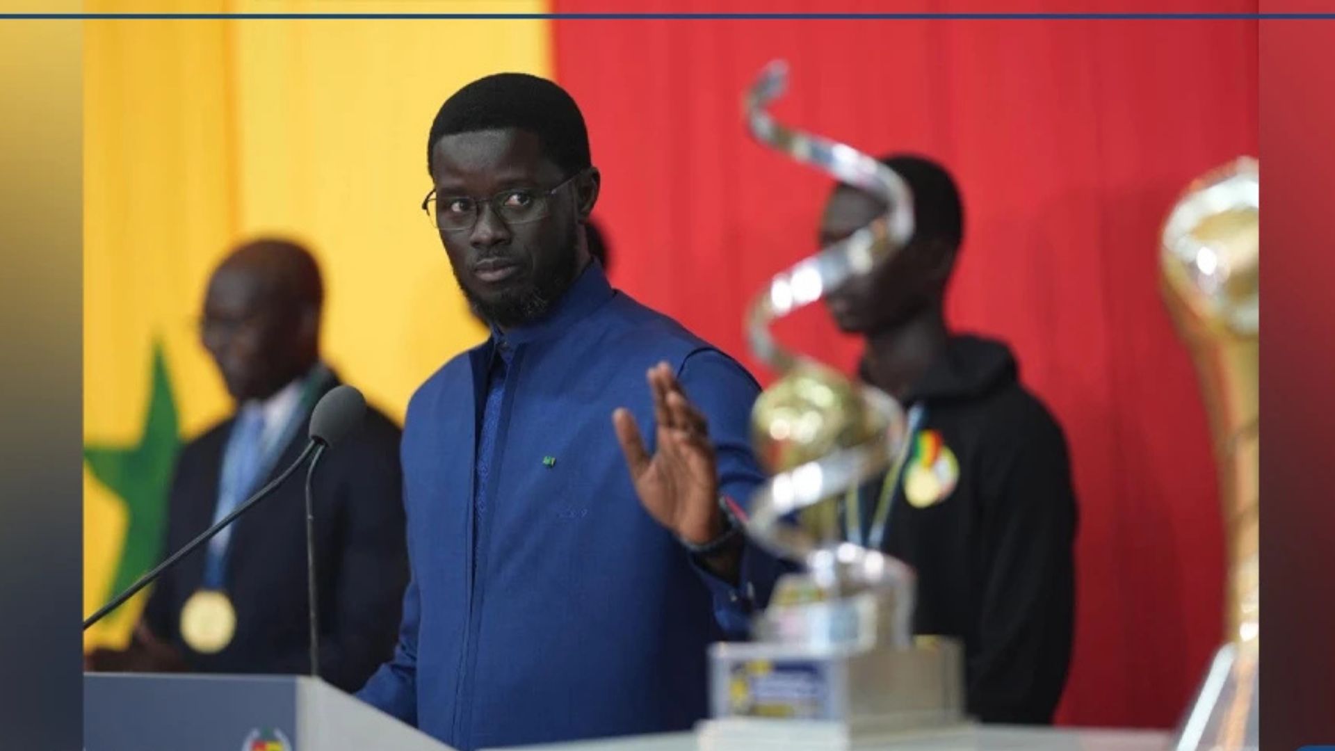 Diomaye Faye encourage les sélections U15 et U17 à concilier études et football