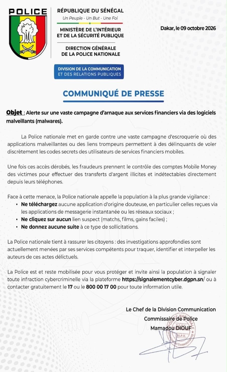 Mobile Money : un simple clic peut exposer votre argent aux fraudeurs