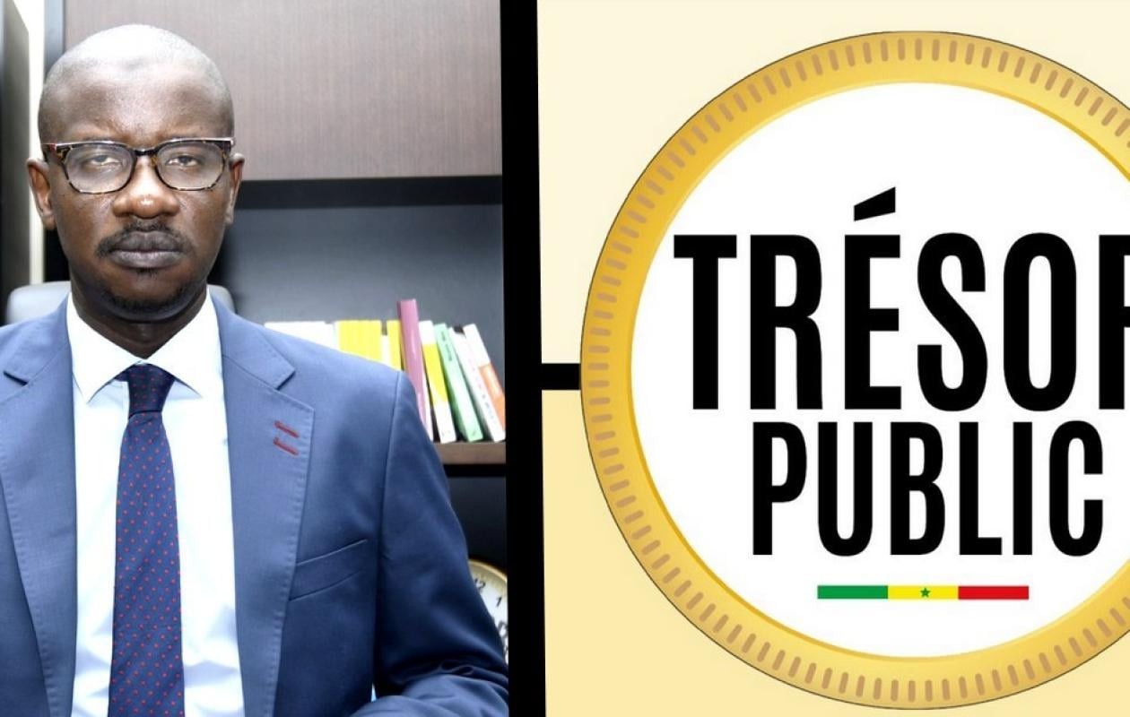 Amadou Tidiane Gaye et le Trésor public — montage d’illustration. Source : Seneweb.