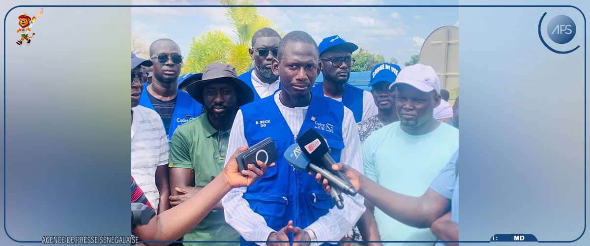 Préparatifs de l’embellissement des communes de Mbour pour les JOJ — photo publiée par l’APS.