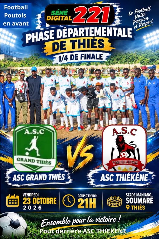 Grand Thiès–Thiékéne : rendez-vous à Maniang Soumaré