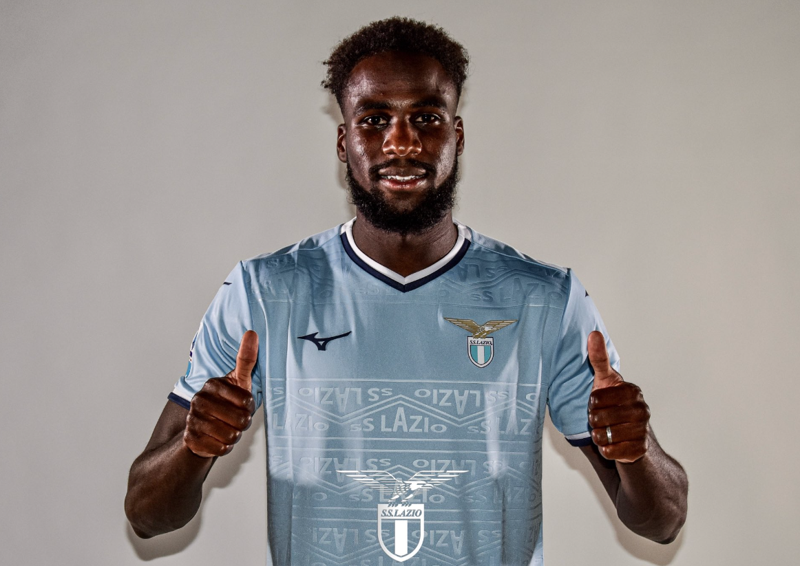 Boulaye Dia. Photo d’archives reprise de Thièsinfo, publiée en 2024 à l’occasion de son arrivée à la Lazio ; elle ne montre pas Rennes-Strasbourg.