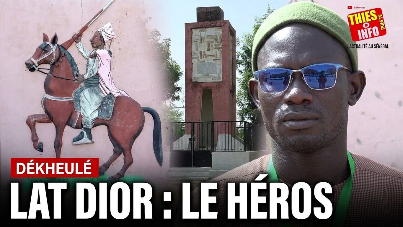 Commémoration de Lat Dior à Dékheulé. Visuel du reportage — Thièsinfo TV.