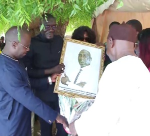 Lamine Ngom parrain de l'Ouverture du Fosco de Mamadou Diaw