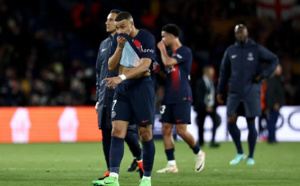 Défaite du PSG contre le Barça au Parc des Princes en quarts de finale aller de la Ligue des champions