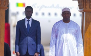 Renforcement des Relations entre la Gambie et le Sénégal : Engagement du Président Diomaye Faye envers Barrow