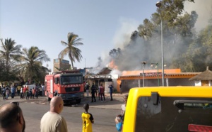 Incendie ravageur au restaurant La Riviera à Saly