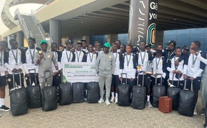 Retour triomphal des Lionceaux U15 après leur exploit au championnat africain scolaire