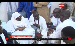 Daara-Atelier : Une vision nationale présentée à Serigne Mountakha pour former les élèves des écoles coraniques