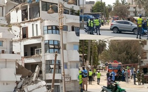 Deux morts dans l’effondrement d’un immeuble à Ngor : enquête en cours