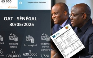 Marché UEMOA : Le Sénégal lève 66 milliards de FCFA dans une nouvelle émission de titres publics