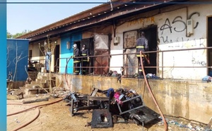 Linguère : Un incendie ravage des cantines de tailleurs au marché central le jour de la Tabaski