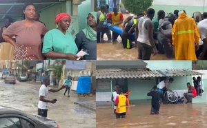 Inondations à Dakar : l’hôpital Philippe Maguilen Senghor envahi par les eaux pluviales