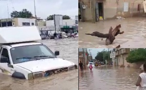 Fortes pluies à Thiès : plusieurs quartiers envahis par les eaux et des routes impraticables