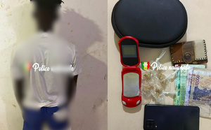 Dakar : arrestation d’un trafiquant présumé de MDMA près du rond-point Liberté 5