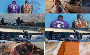Gendarmerie nationale : saisie de 8 tonnes de denrées périmées et près de 500 kg de chanvre indien