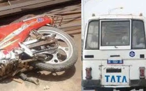 Rufisque : un bus AFTU percute un conducteur de Jakarta, le jeune perd la vie et la tension monte