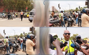 Dakar : plus de 160 motocyclistes verbalisés pour non-port de casque lors d’une opération de contrôle