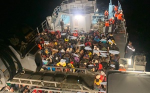 Dakar : la Marine nationale intercepte 282 migrants au large