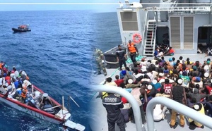 La Marine sénégalaise intercepte une pirogue transportant 123 migrants au large de Sangomar