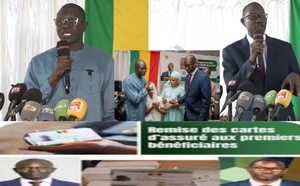 Thiès : 1 300 premières cartes SEN-CSU prêtes, sur 25 000 familles ciblées d’ici 2026