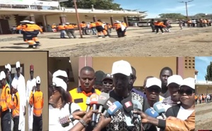 Mobilisation à Thiès : les employés des chemins de fer redonnent éclat à la gare