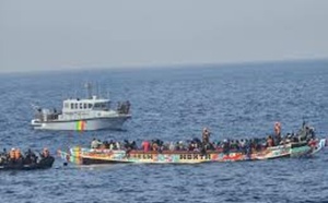 Émigration irrégulière : 174 migrants secourus à 70 km au large de Dakar