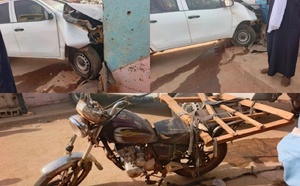 Saraya : un véhicule des douanes termine sa course dans une boutique après une poursuite