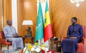 Fête de l’Indépendance : Bassirou Diomaye Faye échange avec le maire de Thiès