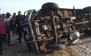 Saint-Louis : un minibus se renverse sur la corniche, plusieurs victimes recensées