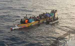 Au large de Dakar : 132 migrants secourus par la Marine nationale