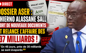 Dossier ASER : Thierno Alassane Sall sort de nouveaux documents et relance l’affaire des 37 milliards