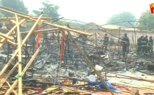 Thiès : Un violent incendie ravage une partie de la foire d'Hercent
