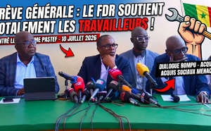 Grève générale du 10 juillet : le FDR apporte son soutien total aux travailleurs