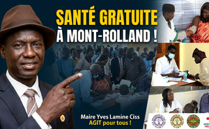SANTÉ – MONT-ROLLAND : deux journées de consultations médicales gratuites sous l’impulsion du maire Yves Lamine Ciss
