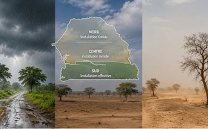 ANACIM : le sud du Sénégal entre pleinement dans l'hivernage, les pluies restent faibles ailleurs  Meta description :