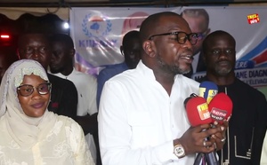 Thiès : Ousmane Diagne répond à Babacar Diop, Fatima Ba à ses côtés