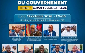 Climat social : huit ministres annoncés face à la presse à 17 h