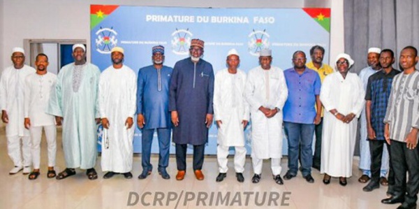 BURKINA : Des leaders musulmans témoignent leur soutien au chef du gouvernement