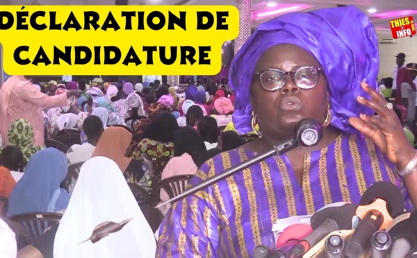 ASSOME AMINATA DIATTA A THIES : JE VEUX ETRE LA PREMIÈRE PRÉSIDENTE DE LA RÉPUBLIQUE DU SÉNÉGAL