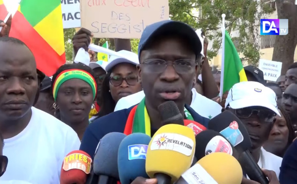 Marche pour la Paix à Thiès organisée par Abdoulaye Dièye Siggi Jotna