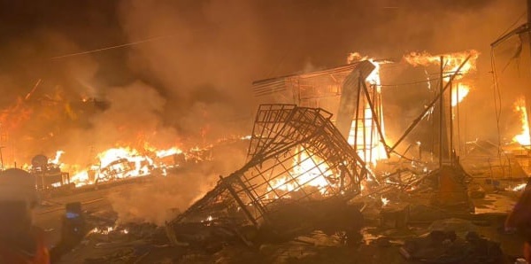 Incendie au marché Tivaouane - Peulh: 33 cantines dévastées malgré l'intervention des sapeurs - pompiers
