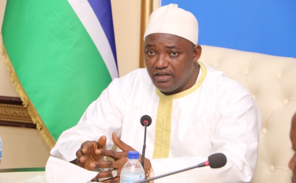 Le Président Adama Barrow de la Gambie félicite Bassirou Diomaye Diakhar Faye