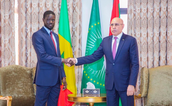 Première visite à l'étranger du Président Diomaye à Nouakchott : Découvrez les images