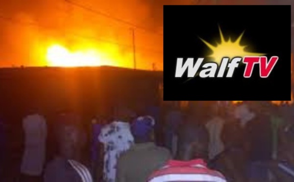 Incendie à Walfadjiri : Dégâts importants signalés