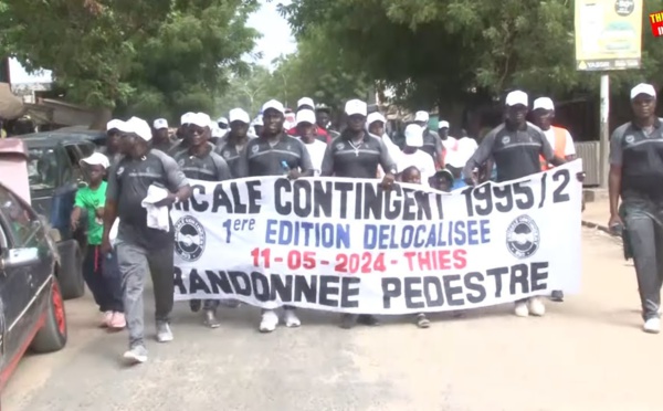 Randonnée pédestre : L'amicale contingent 1995/2 célèbre la journée de retrouvaille de leurs camarades de promotion à Thiès