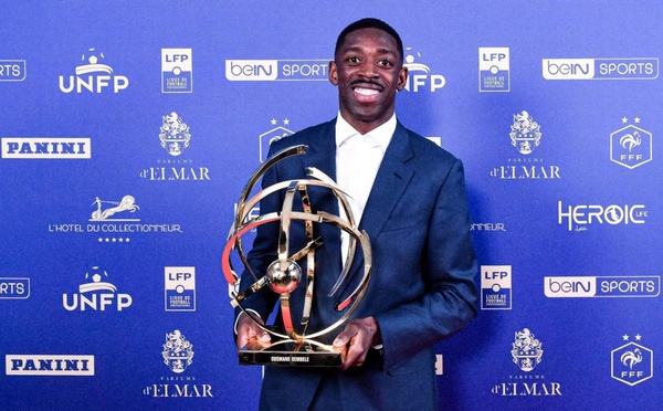 Ousmane Dembélé sacré meilleur joueur de Ligue 1 aux Trophées UNFP 2025
