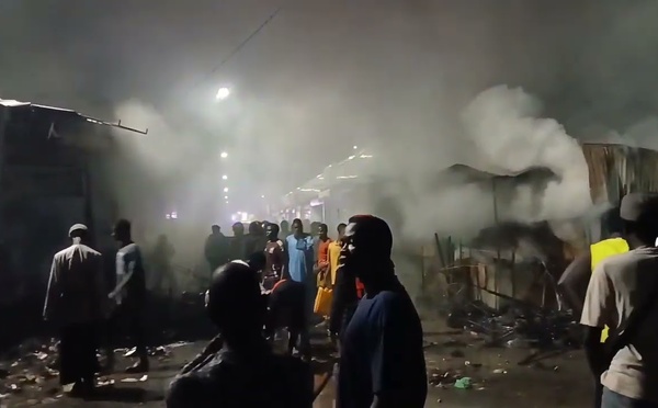 Incendie au marché Ocass de Touba : les branchements clandestins en question
